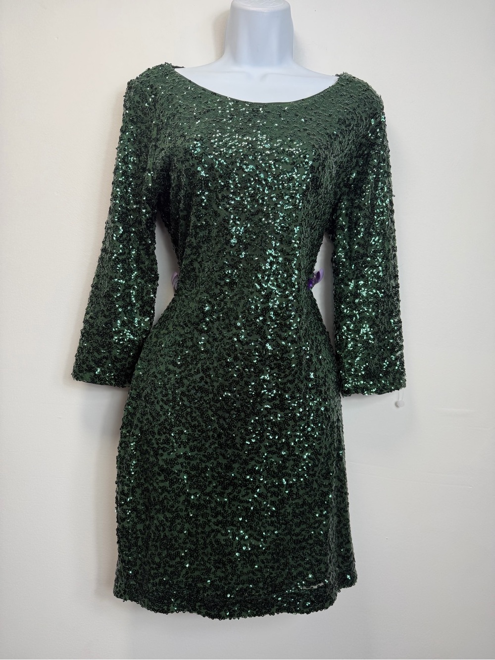Express Green Sequin Mini Dress - Women's